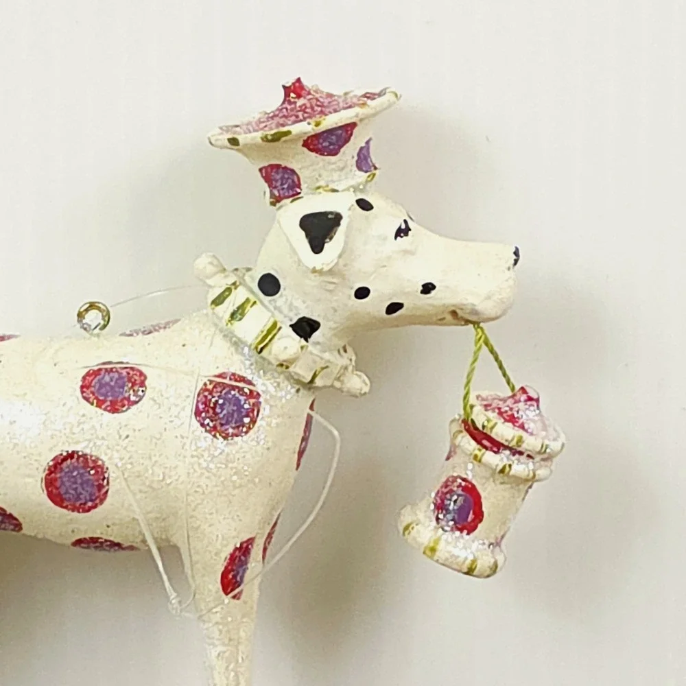 Patience Brewster‎ Dalmatian Krinkles Christmas Ornament